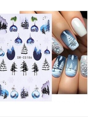 Trendy Self Adhesive Nails Art Transfer Sticker